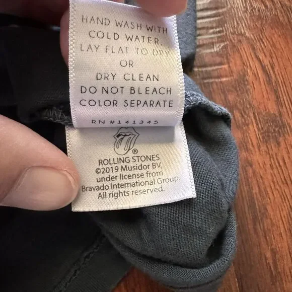 Free People x Daydreamer Rolling Stones Leopard Band T-shirt Sz S Rock Metal - Picture 11 of 16